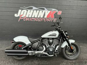 2024 INDIAN CHIEF BOBBER ABS GHOST WHITE METALLIC SMOKE