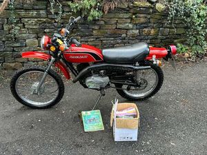 1974 KAWASAKI KE KE 100 CLASSIC TRAIL MOTORCYCLE CLASSIC PETROL MANUAL
