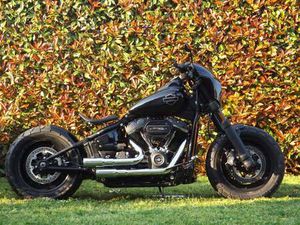 HARLEY-DAVIDSON SOFTAIL FATBOB FXFB MODELLO 102 CV 1745 MODIFICATO BOBBER NERO