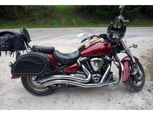 YAMAHA XVS 1700 – CZERWONY CRUISER, 2009, STAN BARDZO DOBRY. MAJDAN