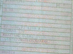 YAMAHA FJ 1200 ERSATZTEILE + KOFFERSYSTEM