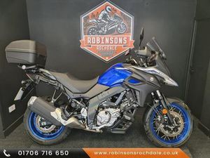 72 PLATE SUZUKI DL650 XT WITH JUST 738 MILES.