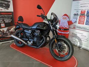 2023 MOTO GUZZI V7 IV STONE BLACK LOADS OF EXTRAS FITTED INCL MISTRAL EXHAUSTS