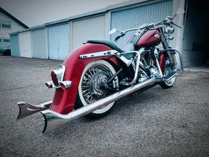 HARLEY DAVIDSON CHICANO SOFTAIL DELUXE FLSTN 96 CUI