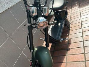 E-CHOPPER ELEKTRO-SCOOTER GRÜN - 200KM REICHWEITE