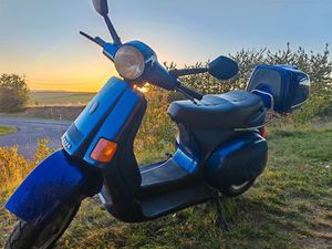 VESPA COSA 200 BLAU TOPCASE