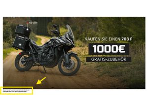 ZONTES " 703 F ADVENTURE " INCL. KOFFERSET AKTION VERLÄNGERT !!!
