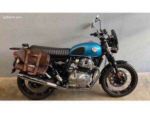 ROYAL ENFIELD 650 INTERCEPTOR BLUE VENTURA ABS A2 - GARANTIE 6 MOIS P&MO