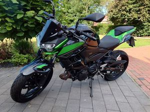 KAWASAKI Z400 MIT SHARK-SPORTAUSPUFF