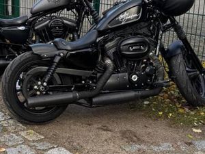 HARLEY DAVIDSON SPORTSTER SCHWARZ - ALLES EINGETRAGEN