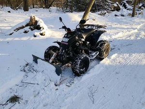 QUAD SMC RAM 150, MIT SCHNEESCHILD, ANHÄNGERKUPPLUNG