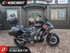 KAWASAKI VERSYS 1000 S 2022 - 3PC LUGGAGE - LEOVINCE EXHAUST - GIVI BARS - GRIPS