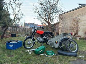 SIMSON S51 - VAPE, PAPIERE, ANHÄNGER & TEILE