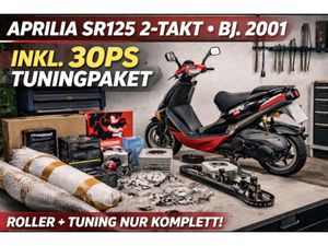 APRILIA SR125 2T + KOMPLETTES 30PS JD-PERFORMANCE TUNINGPAKET – N