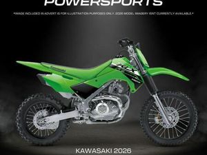 KAWASAKI KLX 140R 2026 MODEL - KAWASAKI MAIN DEALER - RESERVE NOW!