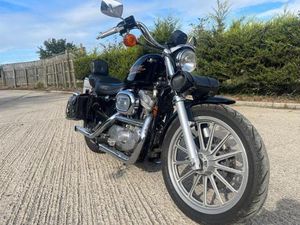 1998 S HARLEY DAVIDSON XLH 883 SPORTSTER XLH883 BLACK NICE CUSTOM CRUISER 18K