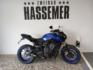 YAMAHA MT07, ICON BLUE, WENIG KILOMETER, SPIEGEL, KURZER KZH