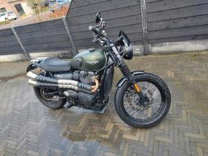 TRIUMPH STREET SCRAMBLER 2018 - VEEL EXTRA — MOTOREN | TRIUMPH — MARKTPLAATS