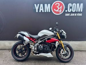TRIUMPH SPEED TRIPLE 1050 R 2017 1050 CM3 | MOTO ROADSTER | 38 925 KM | BLANC | 34130 MAUGUIO