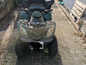 KYMCO MXU 250 MIT SCHNEESCHILD