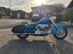 HARLEY-DAVIDSON ROAD KING FLHR EVO, UNIKAT, BIG BLUE SKULL-BIKE