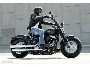 HARLEY CROSS BONES AVEC REMORQUE