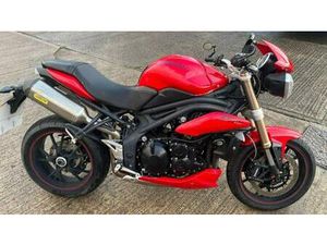 2015 15 TRIUMPH SPEED TRIPLE 1050 NAKED ROADSTER RED 17K MILES ARROW EXHAUSTS