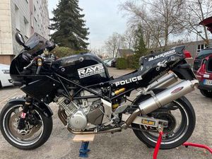 YAMAHA TRX 850 MOTORRAD SCHWARZ MIT ZUBEHÖR