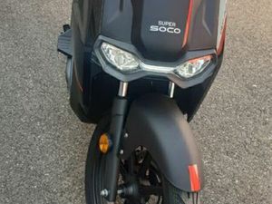NEUF SCOOTER ELECTRIQUE 50 CC SUPER SOCO CPX DELIVERY 70KMS D'AUTONOMIE