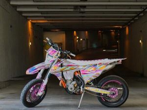 KTM EXC -F 350 SUPERMOTO TIEFERGELEGT, TÜV NEU