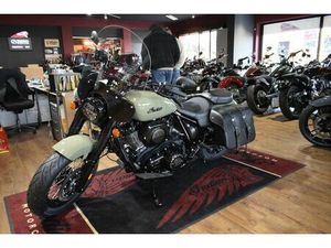 INDIAN SUPER CHIEF DARK HORSE MOSS GREEN VOR ORT