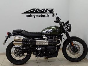 TRIUMPH STREET SCRAMBLER 900 2024 900 CM3 | MOTO ROUTIÈRE | 4 319 KM | VERT | 88800 VITTEL