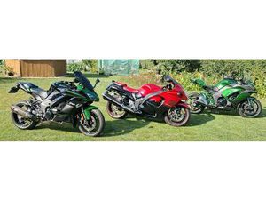 3 MOTORRÄDER KAWASAKI , SUZUKI , KAWASAKI