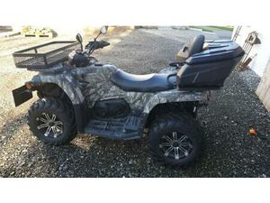 QUAD ATV CF MOTO CFORCE 520 L DLX EPS CAMO MIT SCHNEEPFLUG SCHNEE