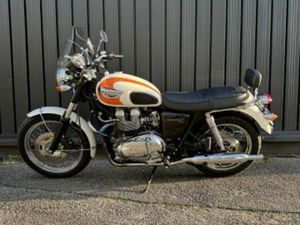 TRIUMPH BONNEVILLE T100 2006 865 CM3 | MOTO ROUTIÈRE | 20 659 KM | BLANC | 73490 LA RAVOIRE