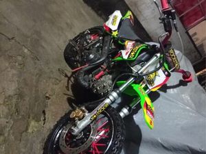 VENDO OU TROCO PITBIKE USADA 125 CC SEMI AUTOMATICA AVINTES