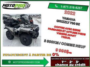 2022 YAMAHA GRIZZLY 700 SE YFM700 YFM GRIZZLY700 700SE 700