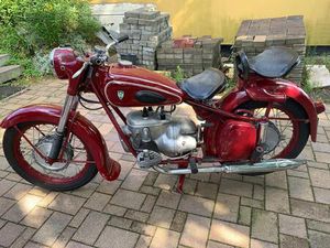 IFA BK 350 BJ 1956 MIT ORIGINALER SCHWALBENSCHWANZ AUSPUFFANLAGE