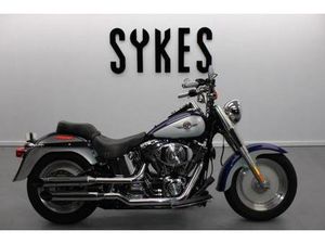 2006 HARLEY-DAVIDSON FLSTF SOFTAIL FAT BOY IN BLUE AND SILVER