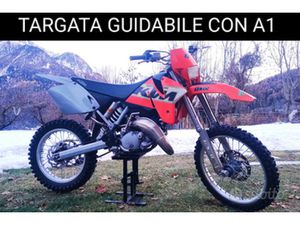 KTM 125 2000 EXC 2 TEMPI 2T ENDURO TARGATA PAT A1