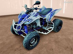 YAMAHA RAPTOR BLEU CARBONE