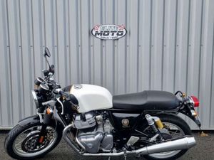 ROYAL ENFIELD CONTINENTAL GT 650 2022 650 CM3 | MOTO ROADSTER | 11 300 KM | BLANC | 12850 ONET-LE-CHÂTEAU
