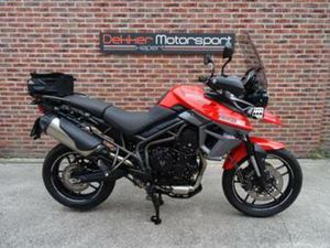 TRIUMPH TIGER 800 XRT # 2016 # 28.600KM # ORANGE # ALS NIEUW — MOTOREN | TRIUMPH — MARKTPLAATS
