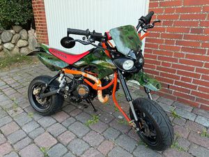 HONDA MONKEY Z50A CUSTOM SUPERMOTO NICE 175 CCM JUNKER MOTOR
