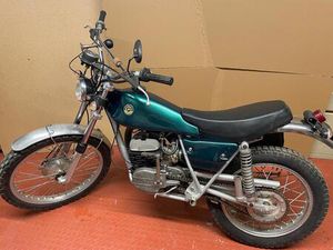 BULTACO T350 SHERPA ENDURO MOTORRAD VINTAGE TÜRKIS OLDTIMER