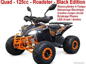 QUAD ( NEUF ) - 125 CC ROADSTER - BLACK ÉDITION - ( EXPÉDITION POSSIBLE )