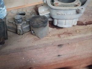 URGENT VENDS CADRE COMPLET MOTO SHERCO AVEC PLEINS D ACCESSOIRES