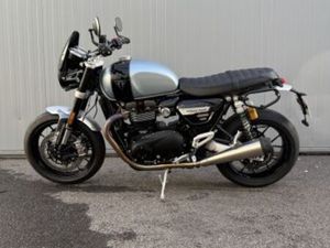 TRIUMPH SPEED TWIN 1200 2022 1200 CM3 | MOTO ROADSTER | 2 656 KM | BLEU | 73490 LA RAVOIRE