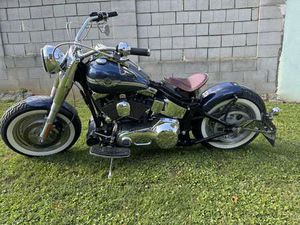HARLEY-DAVIDSON FAT BOY FLSTFI BLAU
