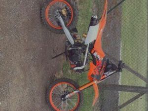 DIRT BIKE 125 ORANGE / BLANCHE